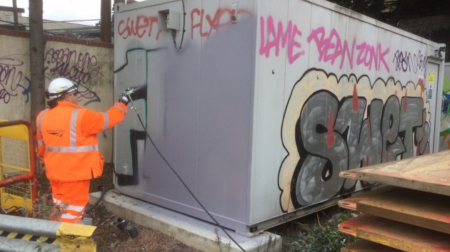 “We spend more than £3.5m every year removing graffiti -money that could be better spent improving the railway.”